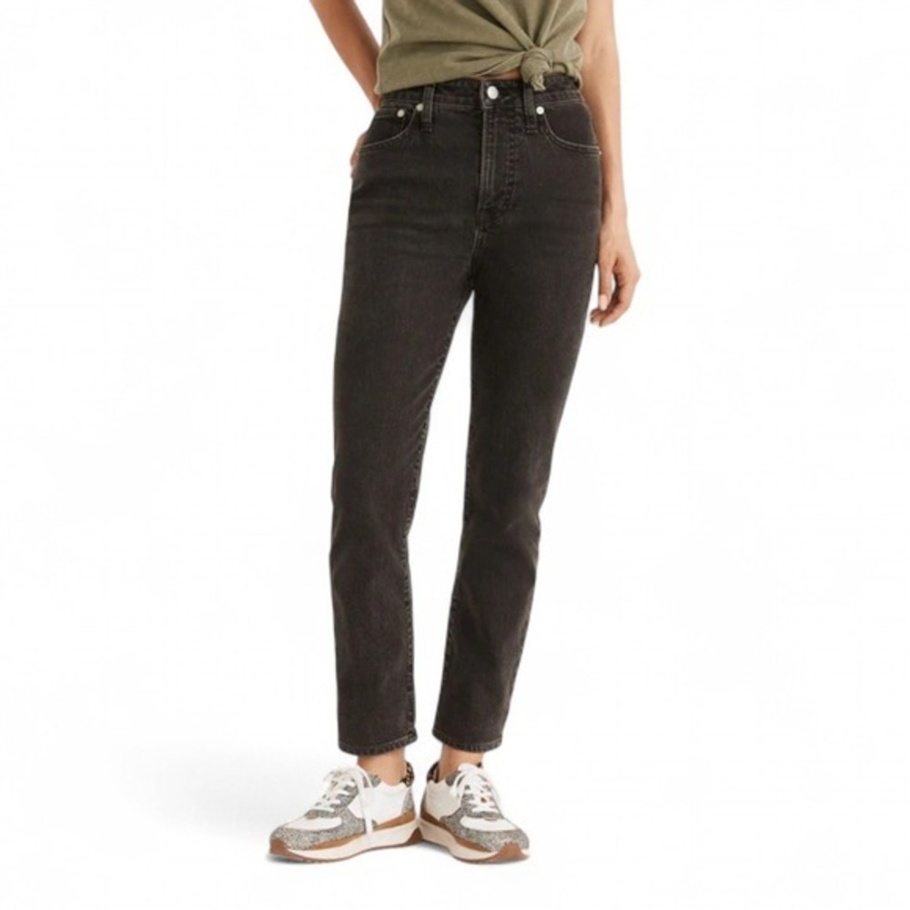Madewell Curvy Perfect Vintage Cropped Jeans Lunar Wash Sz‎ 26